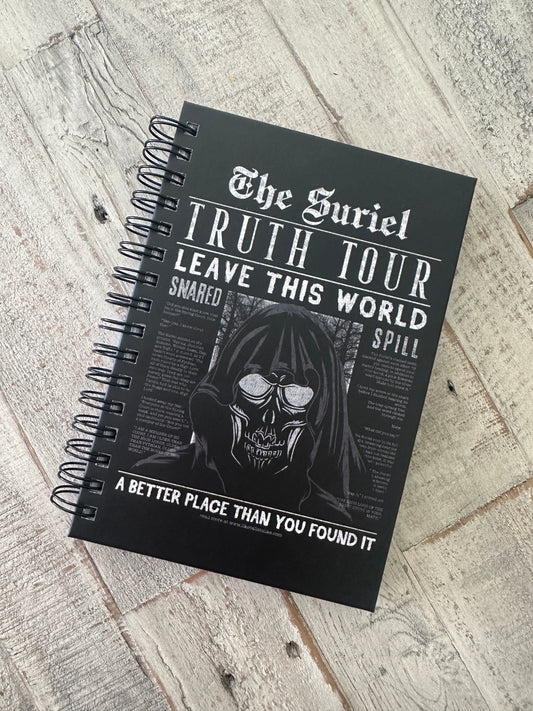 The Suriel Notebook — ACOTAR merch by Sarah J. Maas. For tracking the ancient seer's truths. Hand-designed in Australia, officially licensed.