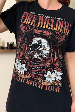 Dianna T-Shirt — Book of Azrael merch by Amber V. Nicole. The Liressa unleashed — power, vengeance, fire. Hand-designed in Australia, officially licensed.