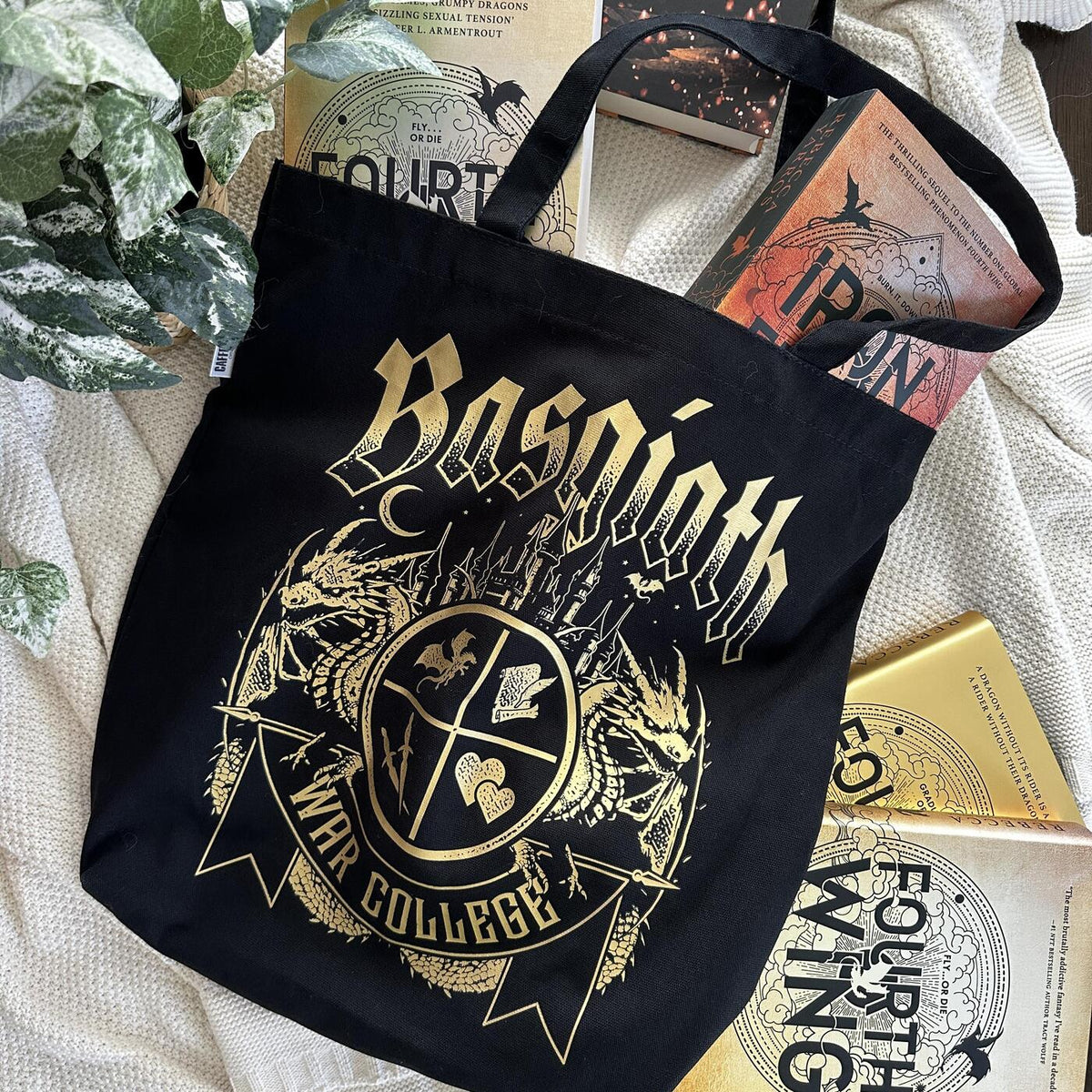 Basgiath War College tote bag — Fourth Wing