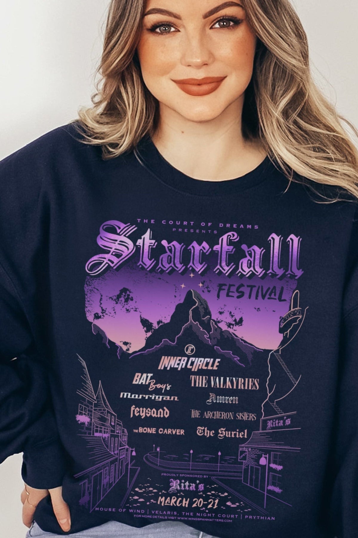 Starfall Sweatshirt - A Court of Thorns and Roses Collection