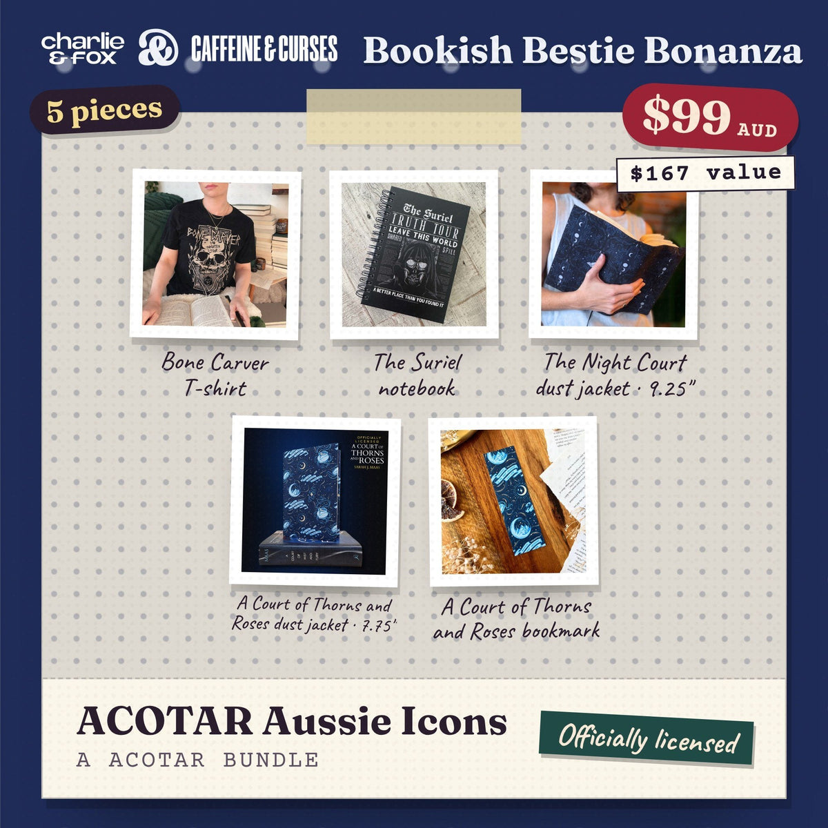 Bookish Bestie Bonanza bundle: ACOTAR Aussie Icons (ACOTAR)