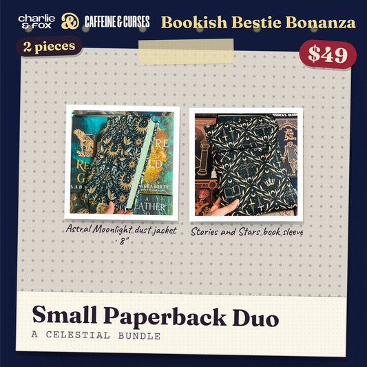 Bookish Bestie Bonanza bundle: Small Paperback Duo (Celestial)