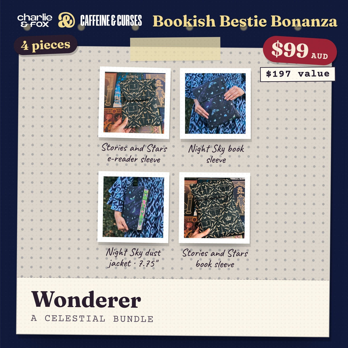 Bookish Bestie Bonanza bundle: Wonderer (Celestial)