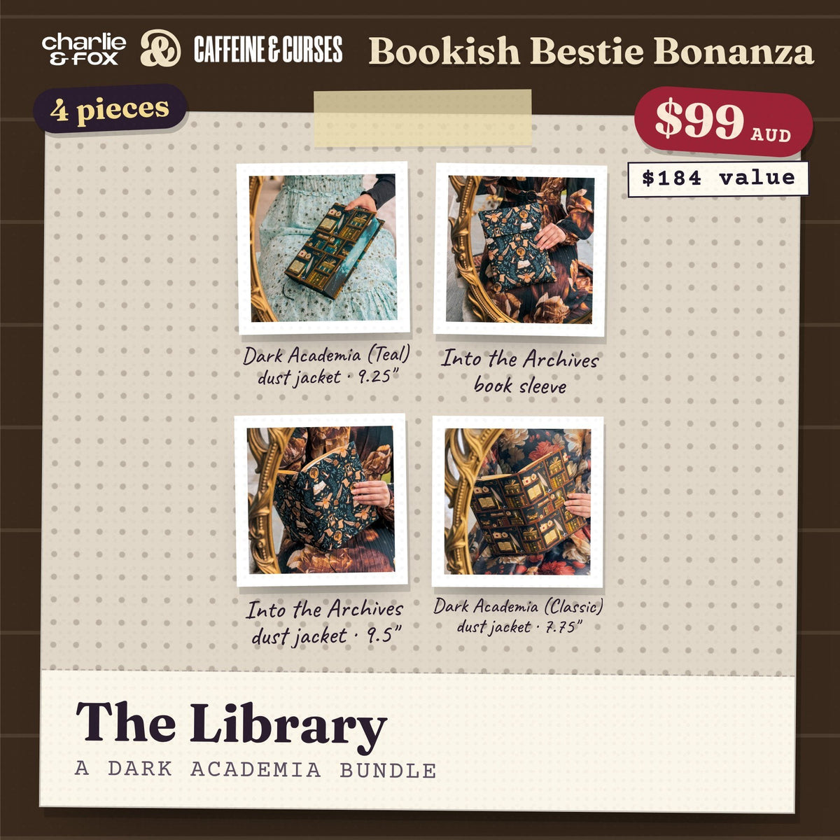 Bookish Bestie Bonanza bundle: The Library (Dark Academia)