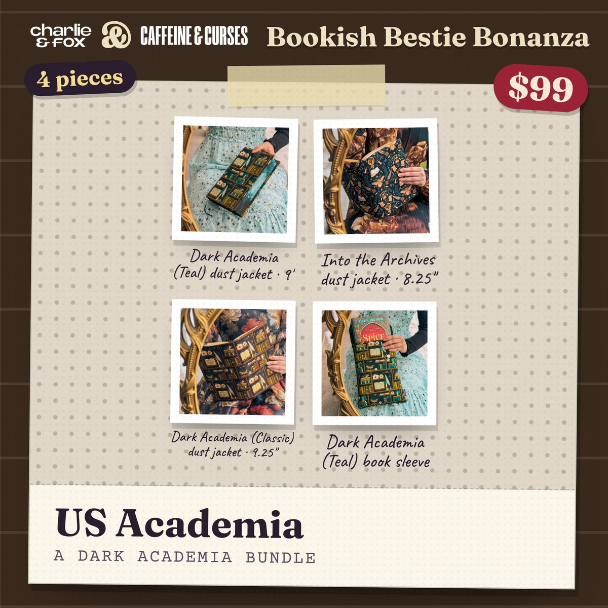 Bookish Bestie Bonanza bundle: US Academia (Dark Academia)