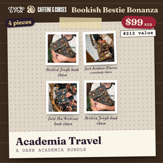 Bookish Bestie Bonanza bundle: Academia Travel (Dark Academia)
