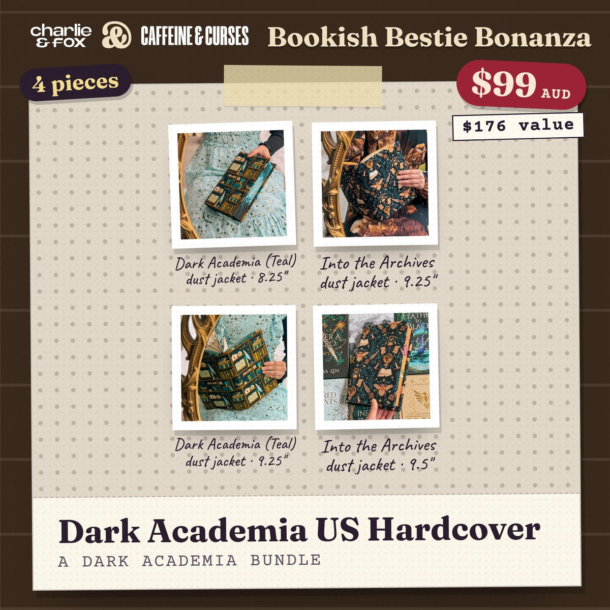 Bookish Bestie Bonanza bundle: Dark Academia US Hardcover (Dark Academia)