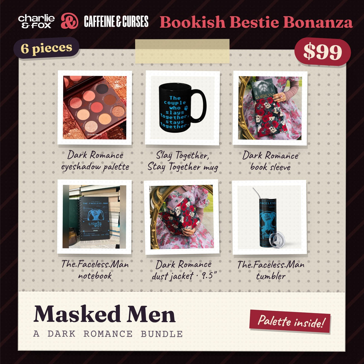 Bookish Bestie Bonanza bundle: Masked Men (Dark Romance)