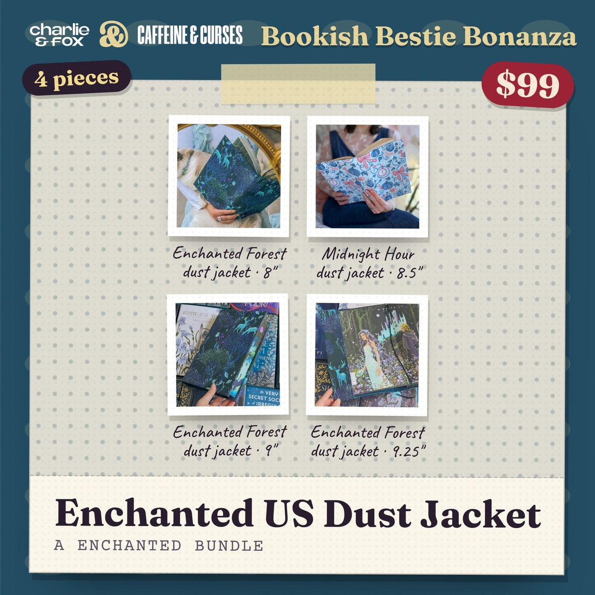 Bookish Bestie Bonanza bundle: Enchanted US Dust Jacket (Enchanted)