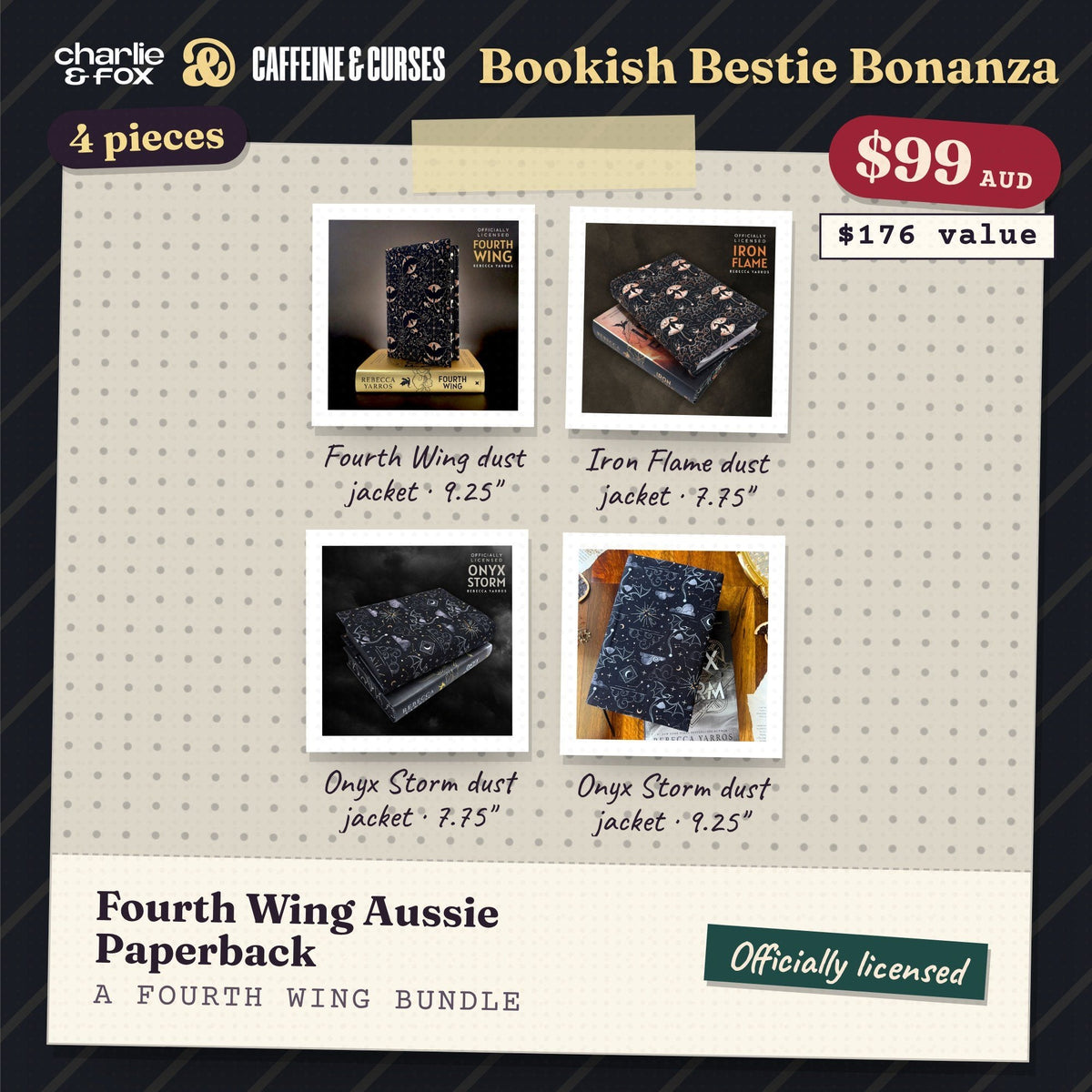 Bookish Bestie Bonanza bundle: Fourth Wing Aussie Paperback (Fourth Wing)