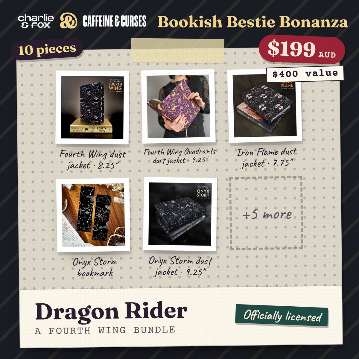 Bookish Bestie Bonanza bundle: Dragon Rider (Fourth Wing)