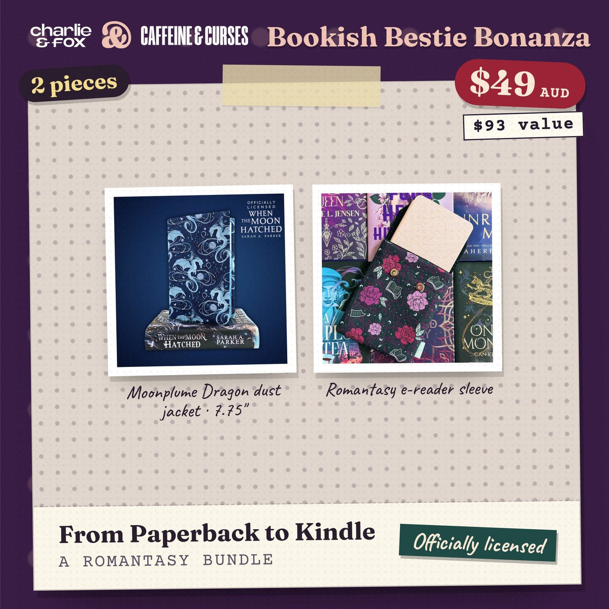 Bookish Bestie Bonanza bundle: From Paperback to Kindle (Romantasy)