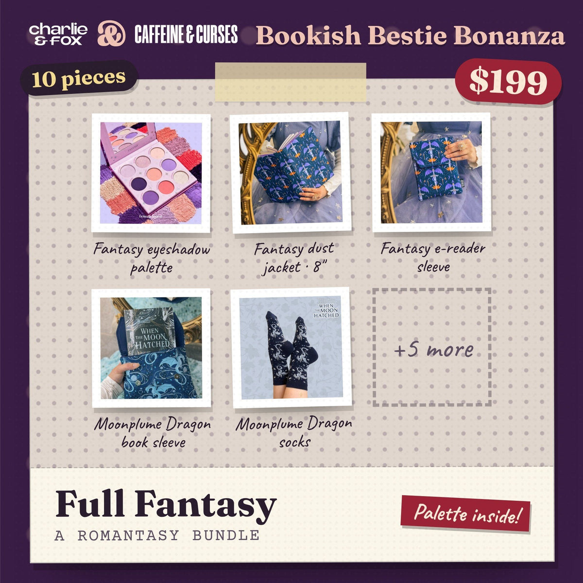 Bookish Bestie Bonanza bundle: Full Fantasy (Romantasy)