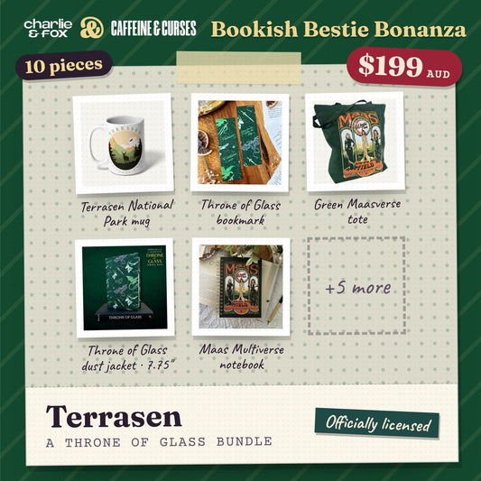 Bookish Bestie Bonanza bundle: Terrasen (Throne of Glass)