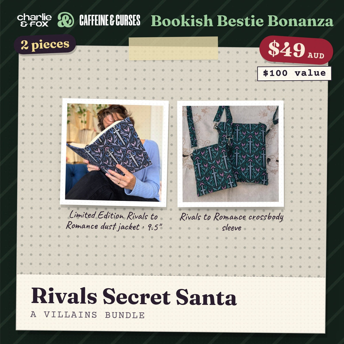 Bookish Bestie Bonanza bundle: Rivals Secret Santa (Villains)
