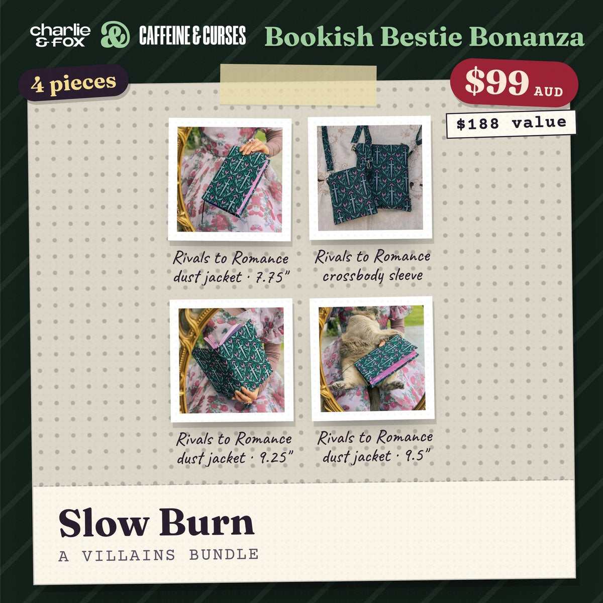 Bookish Bestie Bonanza bundle: Slow Burn (Villains)