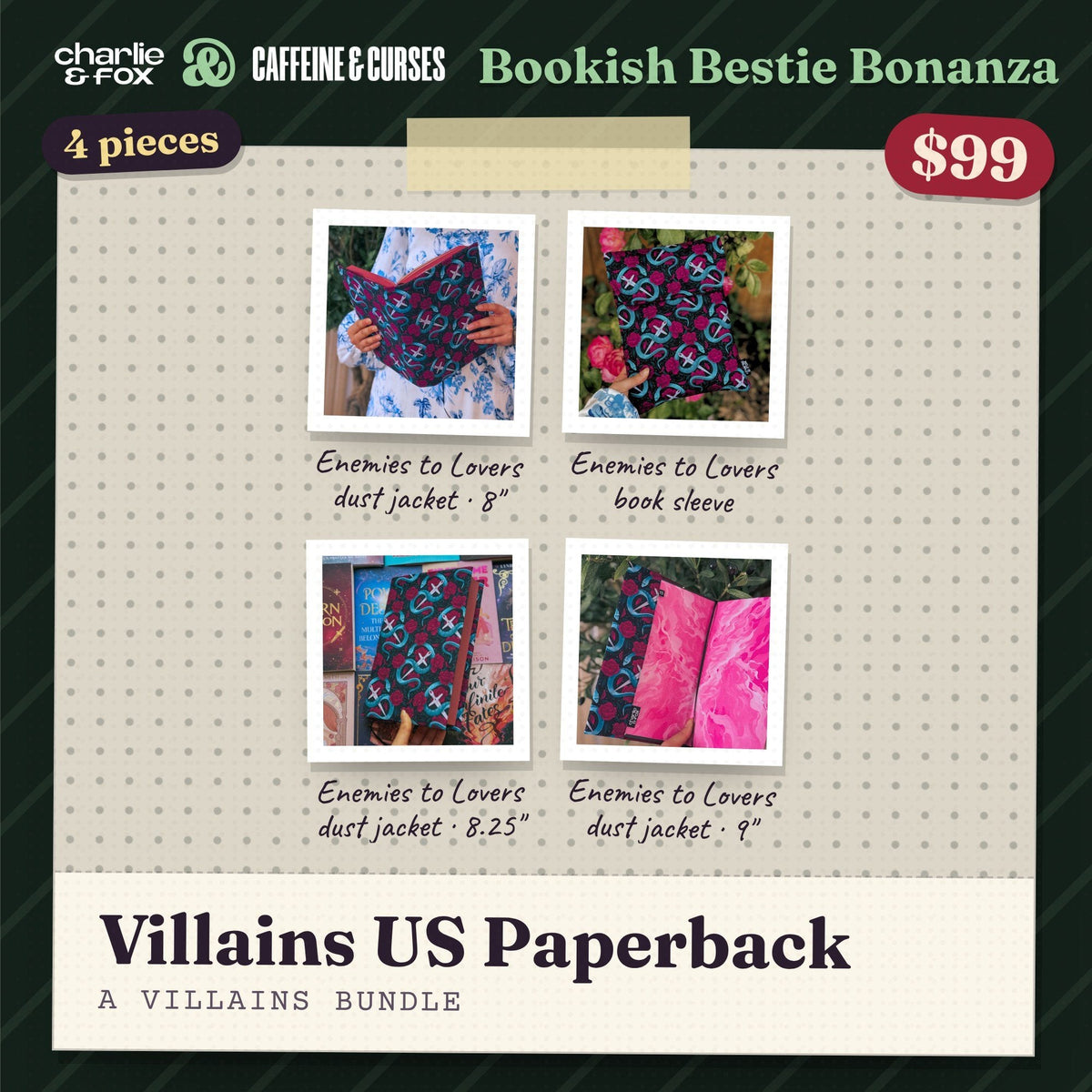 Bookish Bestie Bonanza bundle: Villains US Paperback (Villains)