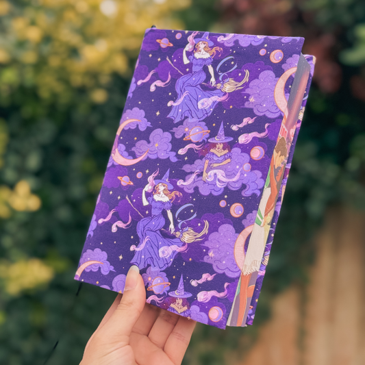 Bewitched fabric dust jacket