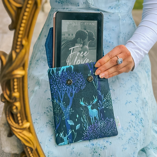 Enchanted Forest padded e-reader sleeve