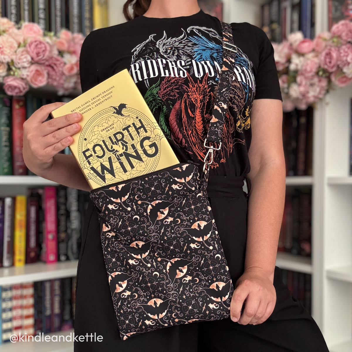 Fourth Wing crossbody sleeve - Rebecca Yarros