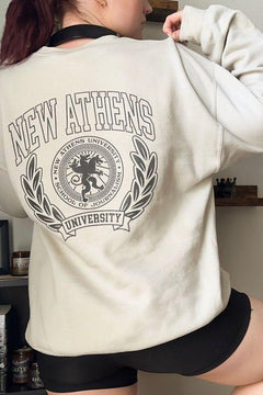 New Athens University Sweatshirt — A Touch of Darkness merch by Scarlett St. Clair. The campus where the underworld enrols. Hand-designed in Australia, officially licensed.