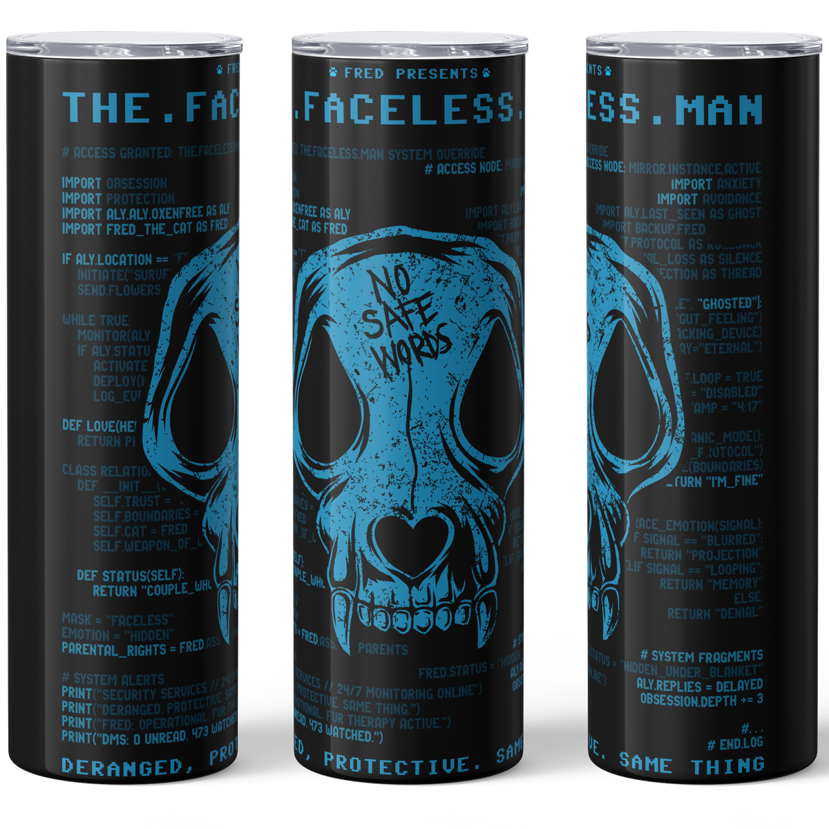 The.Faceless.Man Tumbler