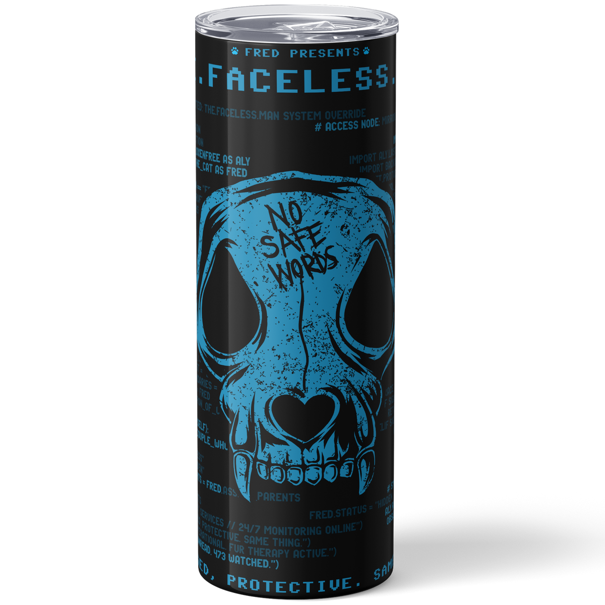 The Faceless Man Tumbler