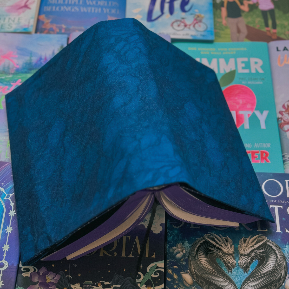 Sapphire Sea fabric dust jacket