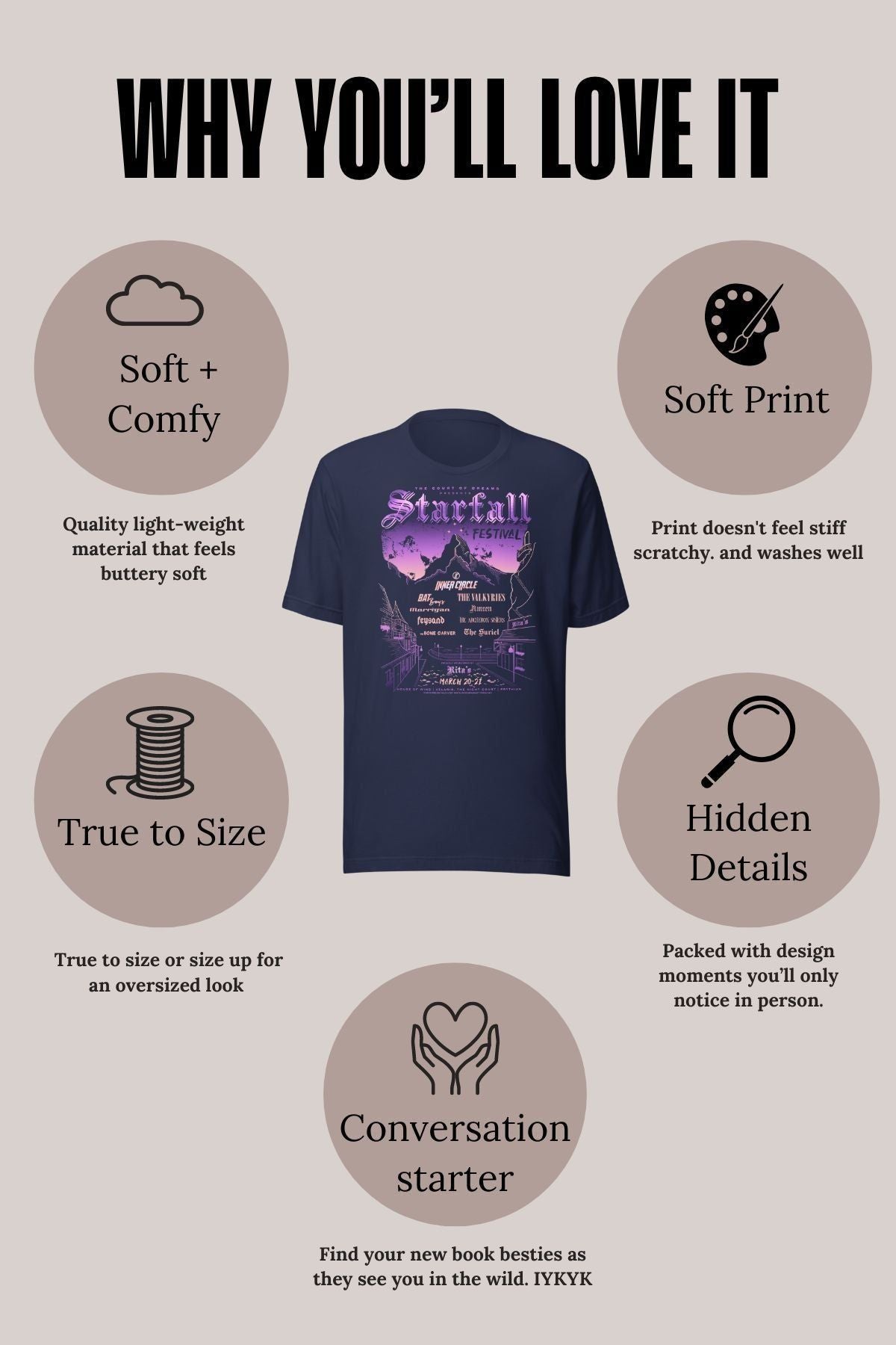 Riders Quadrant T-Shirt (front print) | Fourth Wing Merch