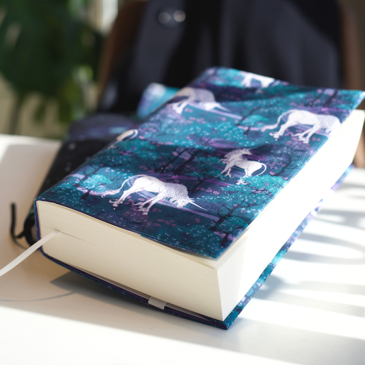 Unicorn Forest fabric dust jacket