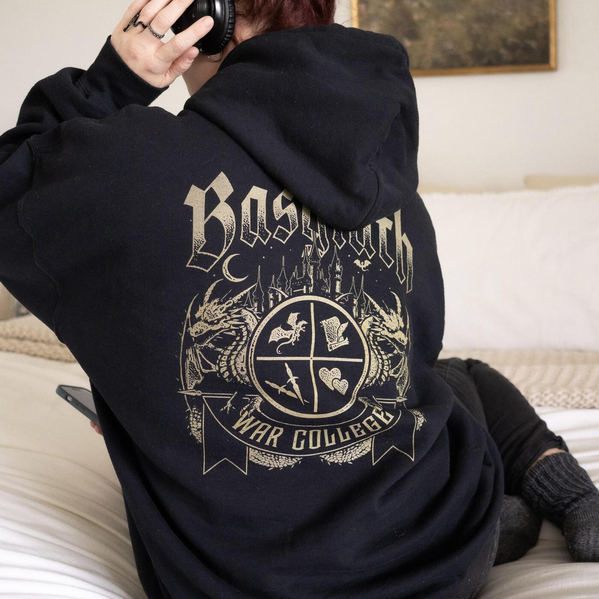 Basgiath War College zip hoodie — Fourth Wing