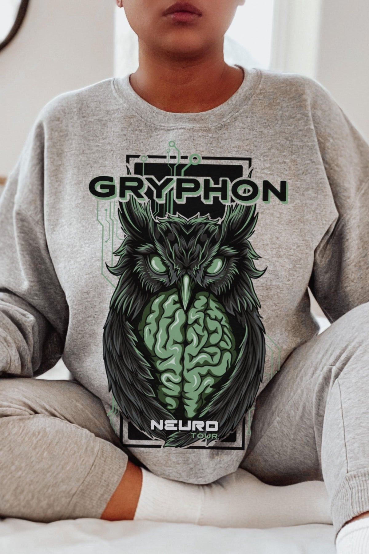 Gryphon Sweatshirt — Bonds That Tie merch by J Bree. The shifter who guards the bonds. Hand-designed in Australia, officially licensed.