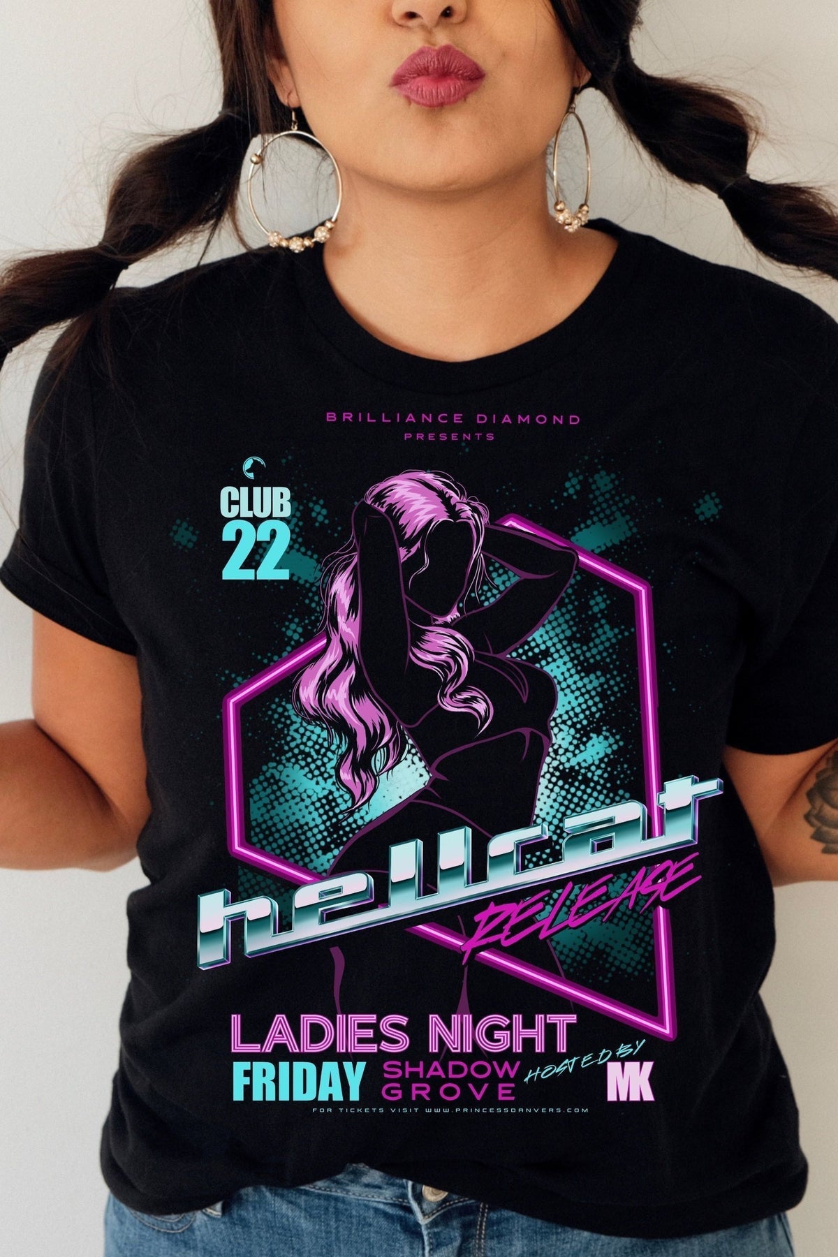 Hell Cat T - Shirt - Caffeineandcurses - Tate James