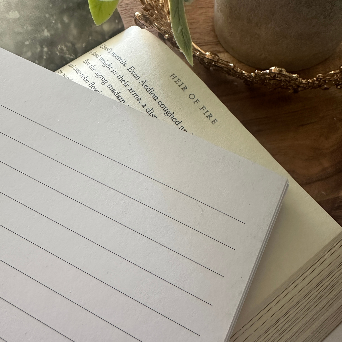 Maas Multiverse notebook detail — merch inspired by the worlds of Sarah J. Maas