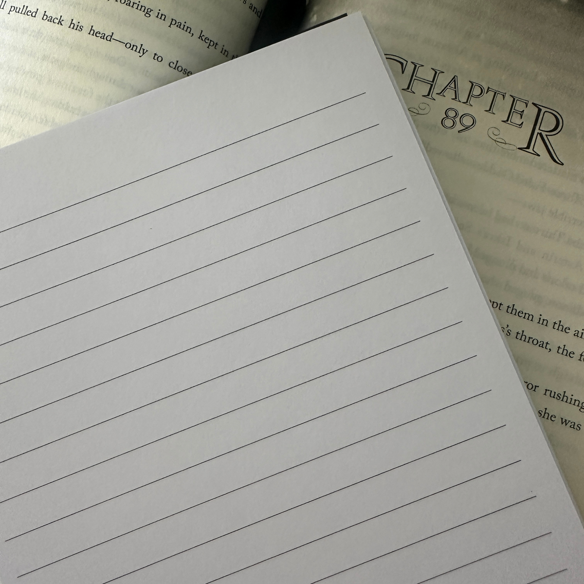 Manon Blackbeak notebook styled — Throne of Glass merch inspired by Sarah J. Maas