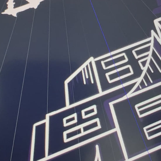 Behind the scenes: the Starfall design being drawn by hand — Velaris, the lanterns and the lettering