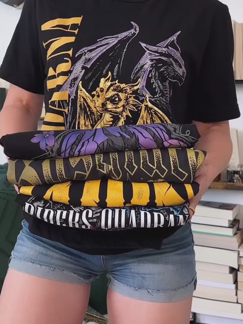 Try-on video: the Fourth Wing t-shirts worn