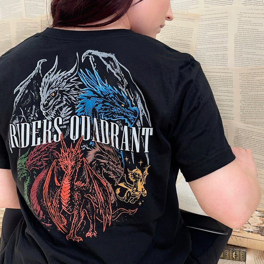 Riders Quadrant t-shirt back print — Fourth Wing