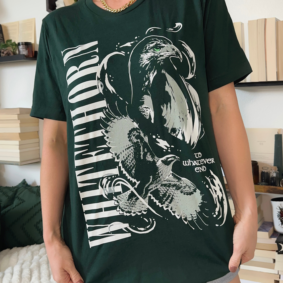 Mineral wash Rowan Whitethorn t-shirt — Throne of Glass merch inspired by Sarah J. Maas