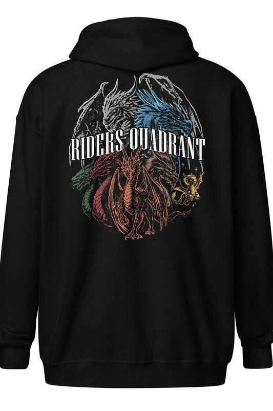 Riders Quadrant Zip Hoodie - Fourth Wing Merch