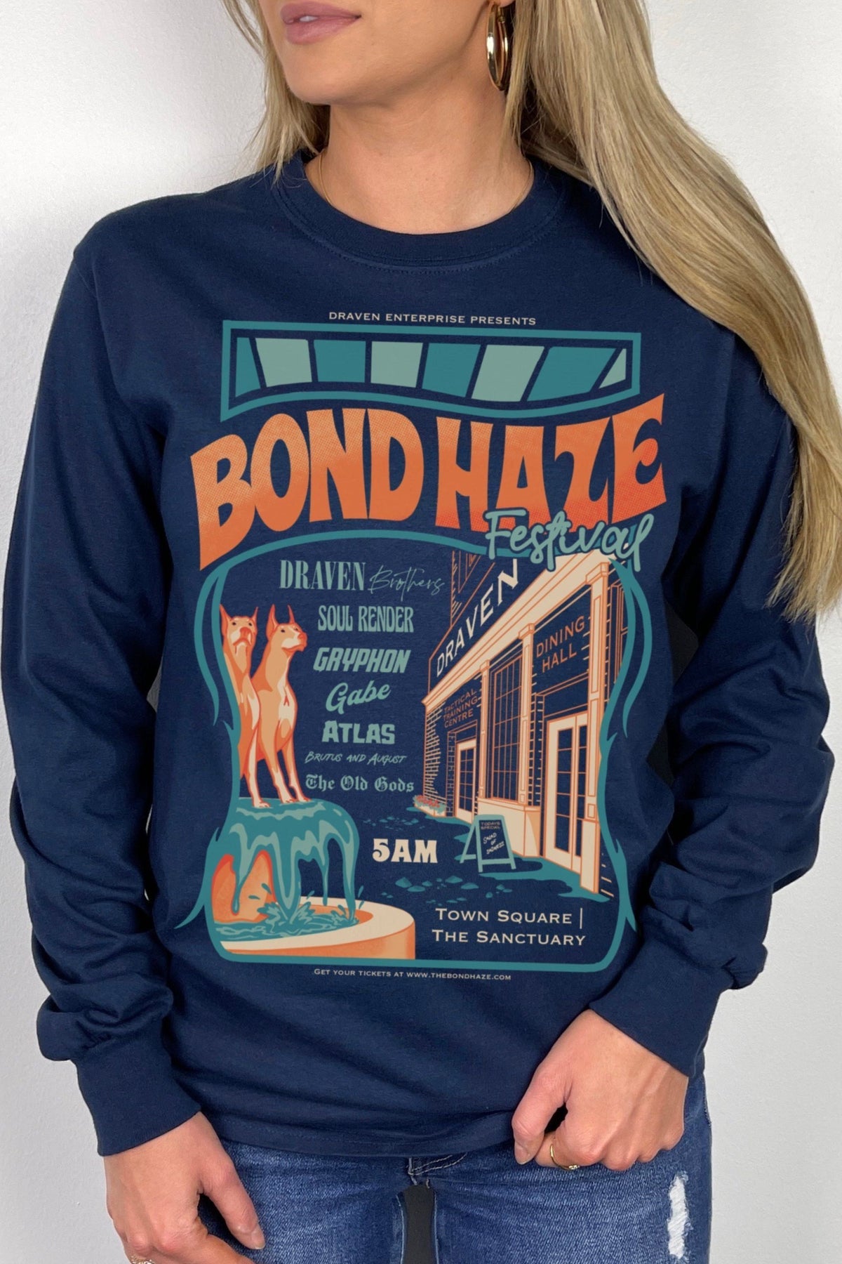 Bond Haze Long Sleeve — Bonds That Tie merch by J Bree. The fated mate haze you can't shake. Hand-designed in Australia, officially licensed.